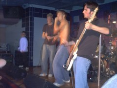 Trav, Pat, and Johnny going hardcore during Sliver.  